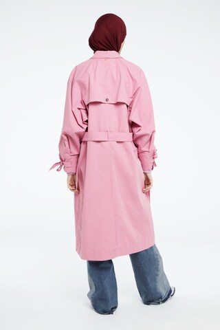 Fabienne Chapot Between-Seasons Coat 'Trine' in Pink