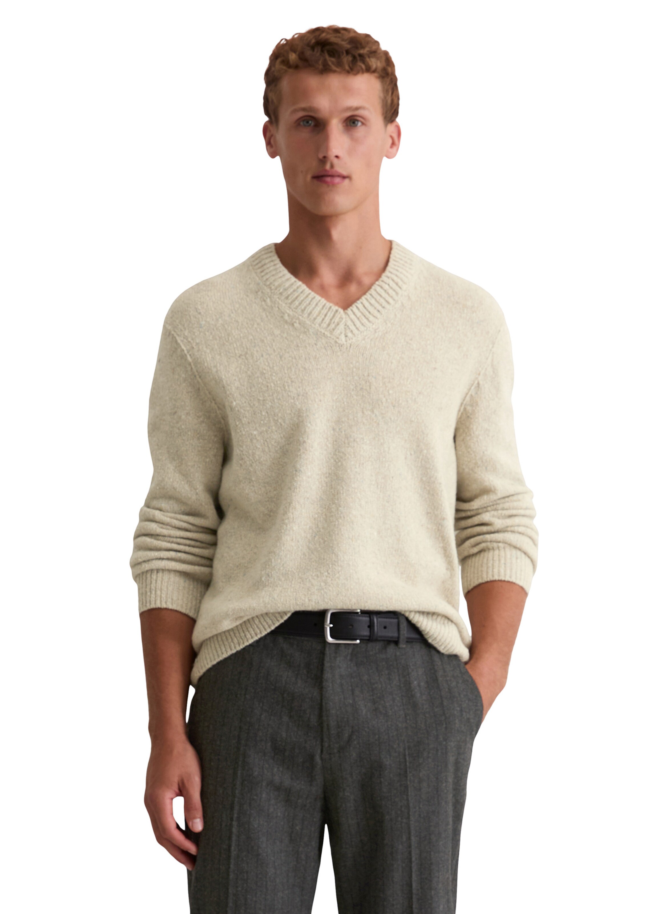Marc O'Polo Pullover in Beige: Vorderseite