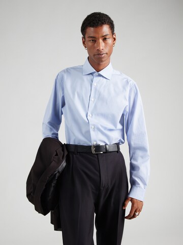 SELECTED Comfort fit Button Up Shirt in Blue: front