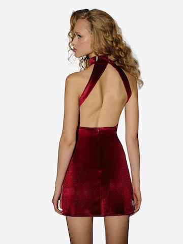 Hiccup Cocktail Dress in Red