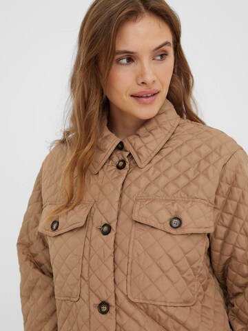 VERO MODA Between-seasons coat 'SIMONE ROSE' in Brown