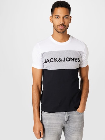 Regular fit Maglietta di JACK & JONES in bianco: frontale