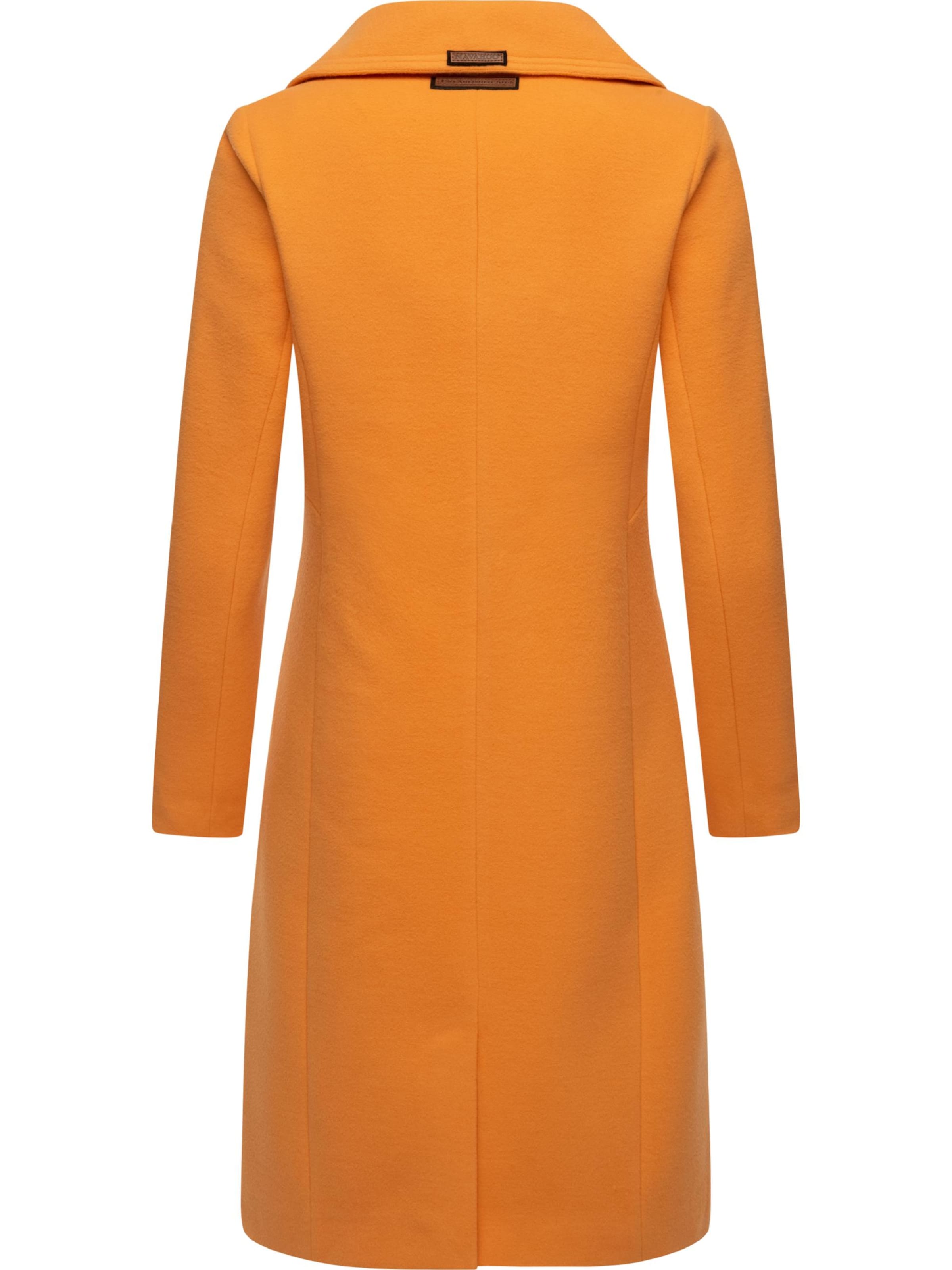 NAVAHOO Mantel 'Wooly' in Orange