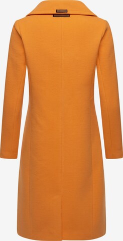 NAVAHOO Overgangsfrakke 'Wooly' i orange