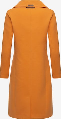 NAVAHOO Between-Seasons Coat 'Wooly' in Orange