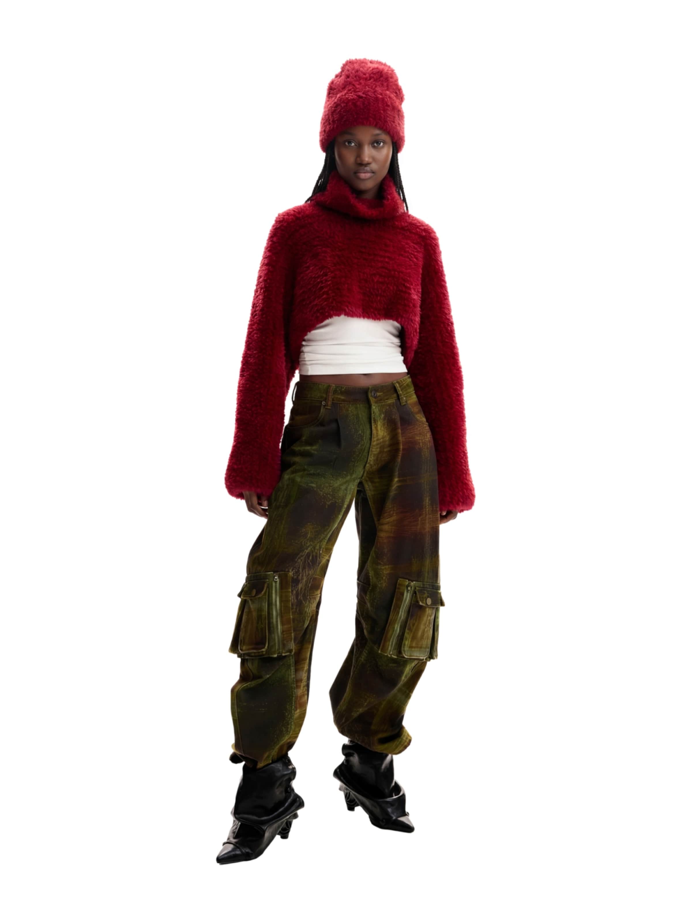 Desigual Sweater in Red
