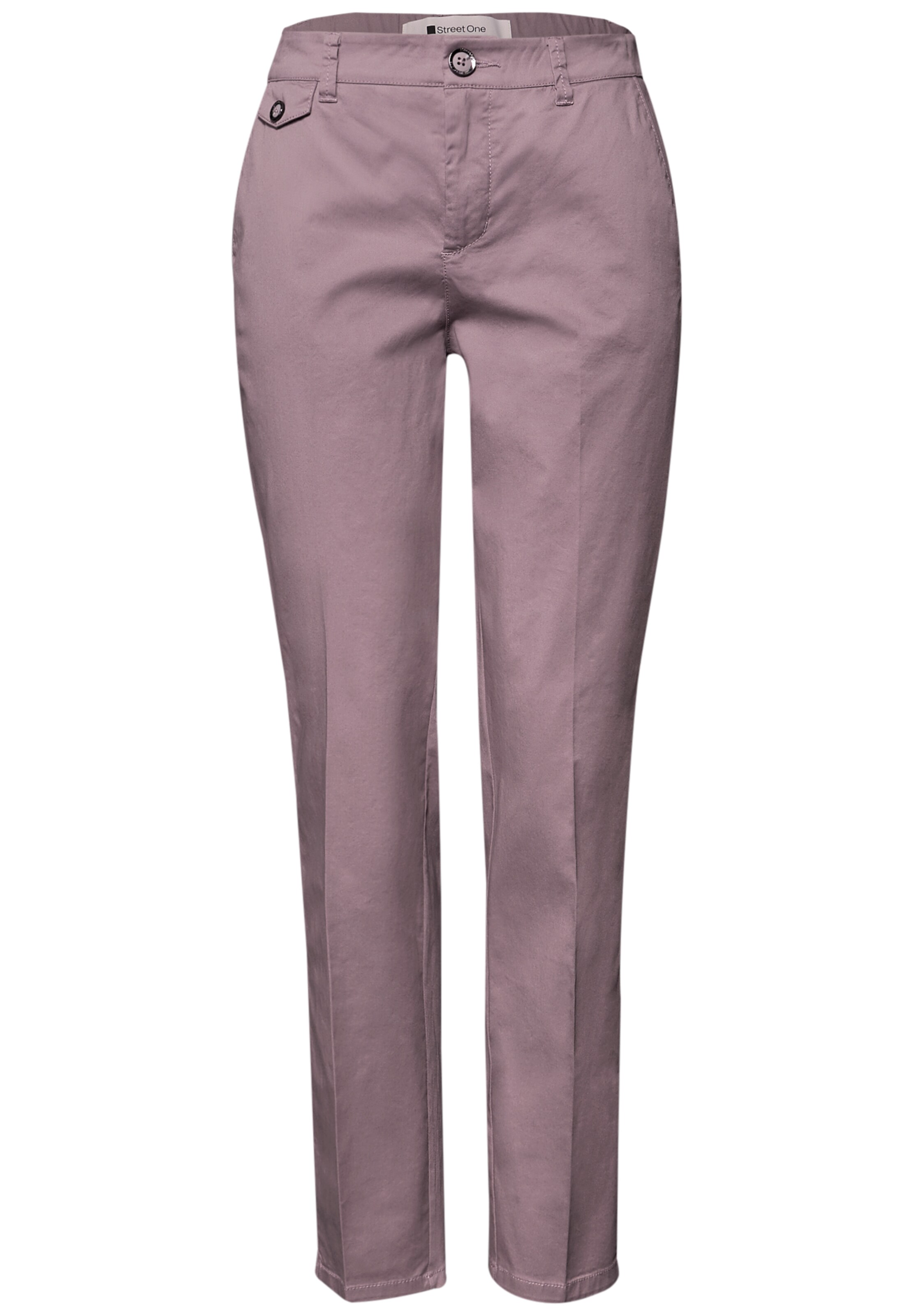 STREET ONE Chinohose in Rot: Vorderseite