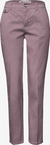 STREET ONE Chinohose in Rot: Vorderseite