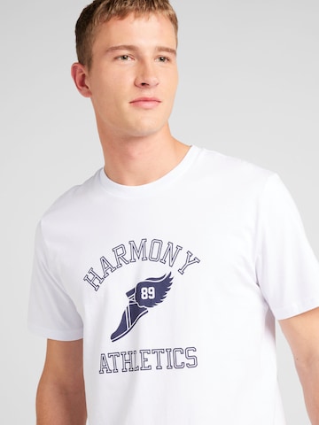 Harmony Paris T-Shirt '89 ATHLETICS' in Weiß