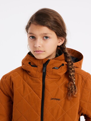 PROTEST Athletic Jacket 'PRTTAMIRES JR' in Brown