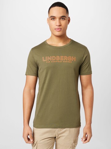 T-Shirt Lindbergh en vert : devant