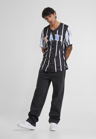 Karl Kani - Regular Fit Camisa 'KM241-040-2' em preto