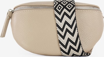 lePelou - Riñonera 'THEA small' en beige: frente