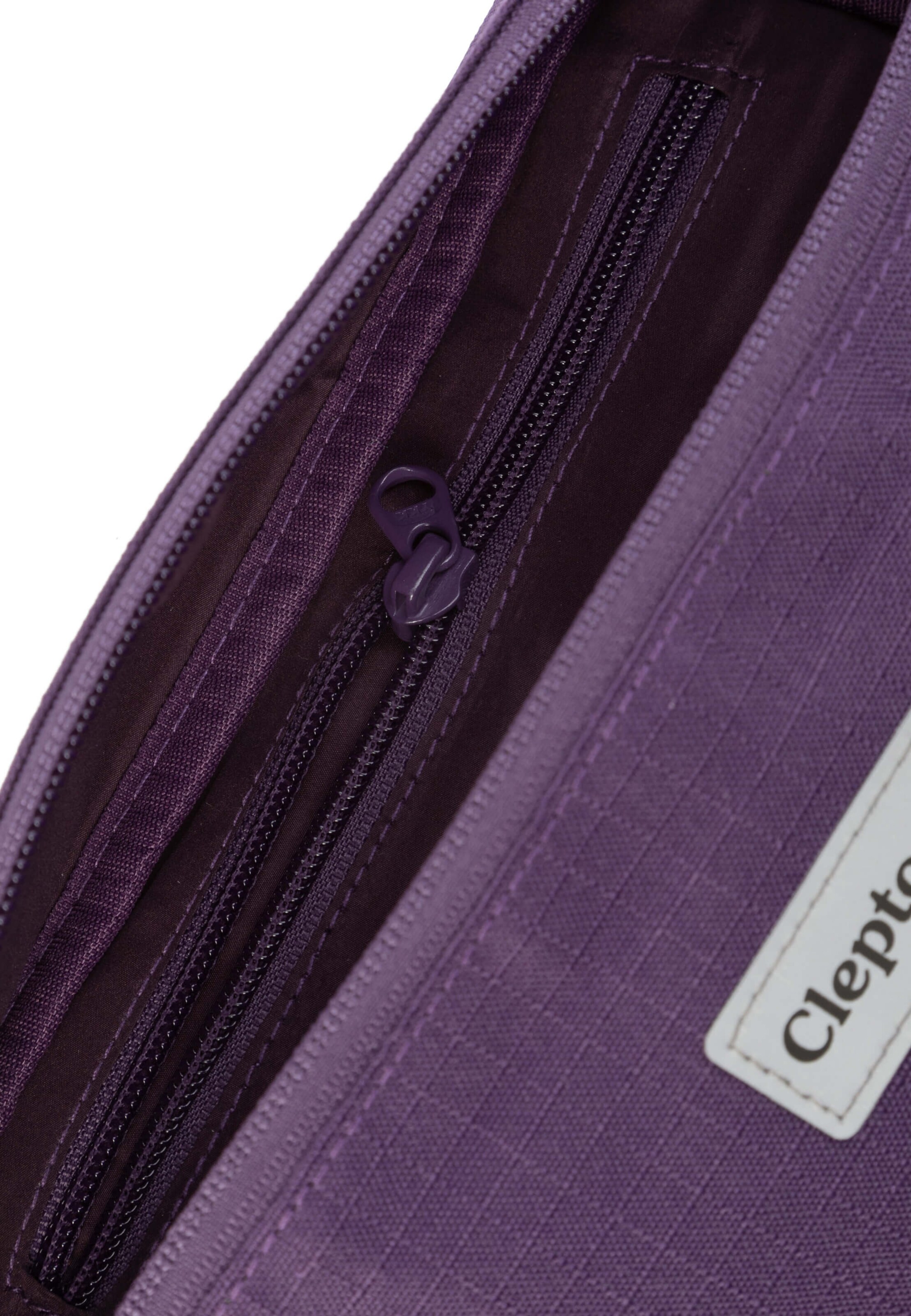 Cleptomanicx Fanny Pack 'Tap Classic' in Purple