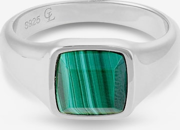 Commen Lines Ring in Silver: front
