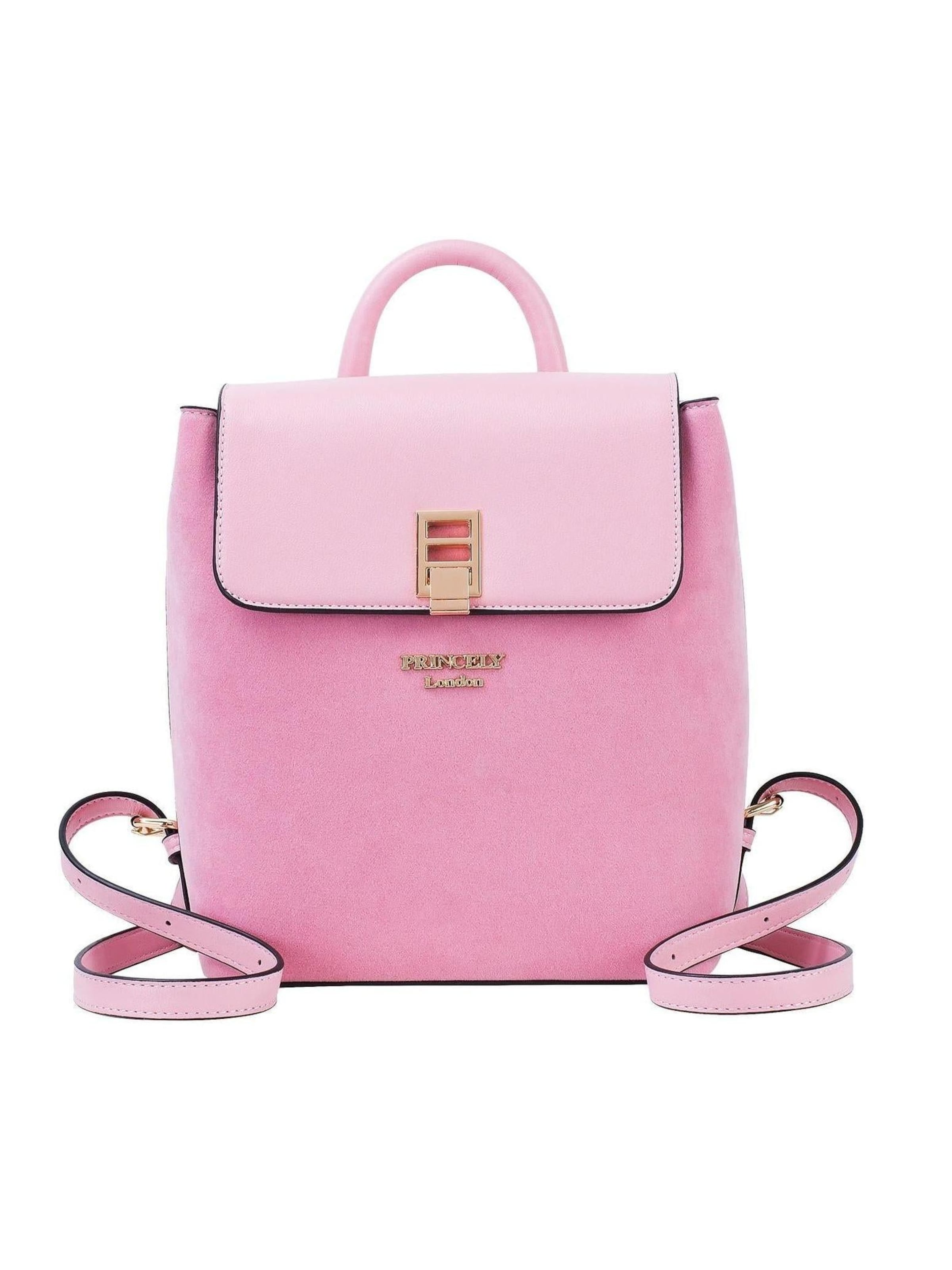 Princely London - Mochila 'Paris' en rosa: frente