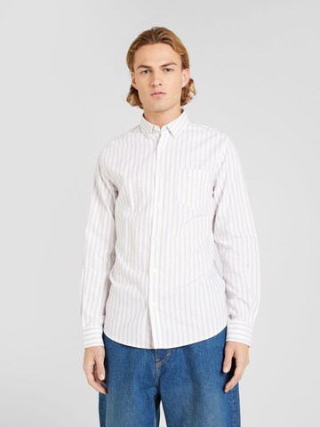 Coupe regular Chemise 'ALVARO' Only & Sons en beige : devant