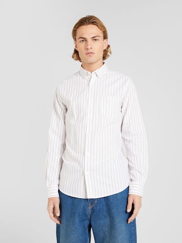 Only & Sons Regular fit Overhemd 'ALVARO' in Beige: voorkant