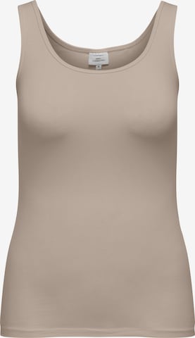 ONLY Carmakoma Top 'Time' in Grau: Vorderseite