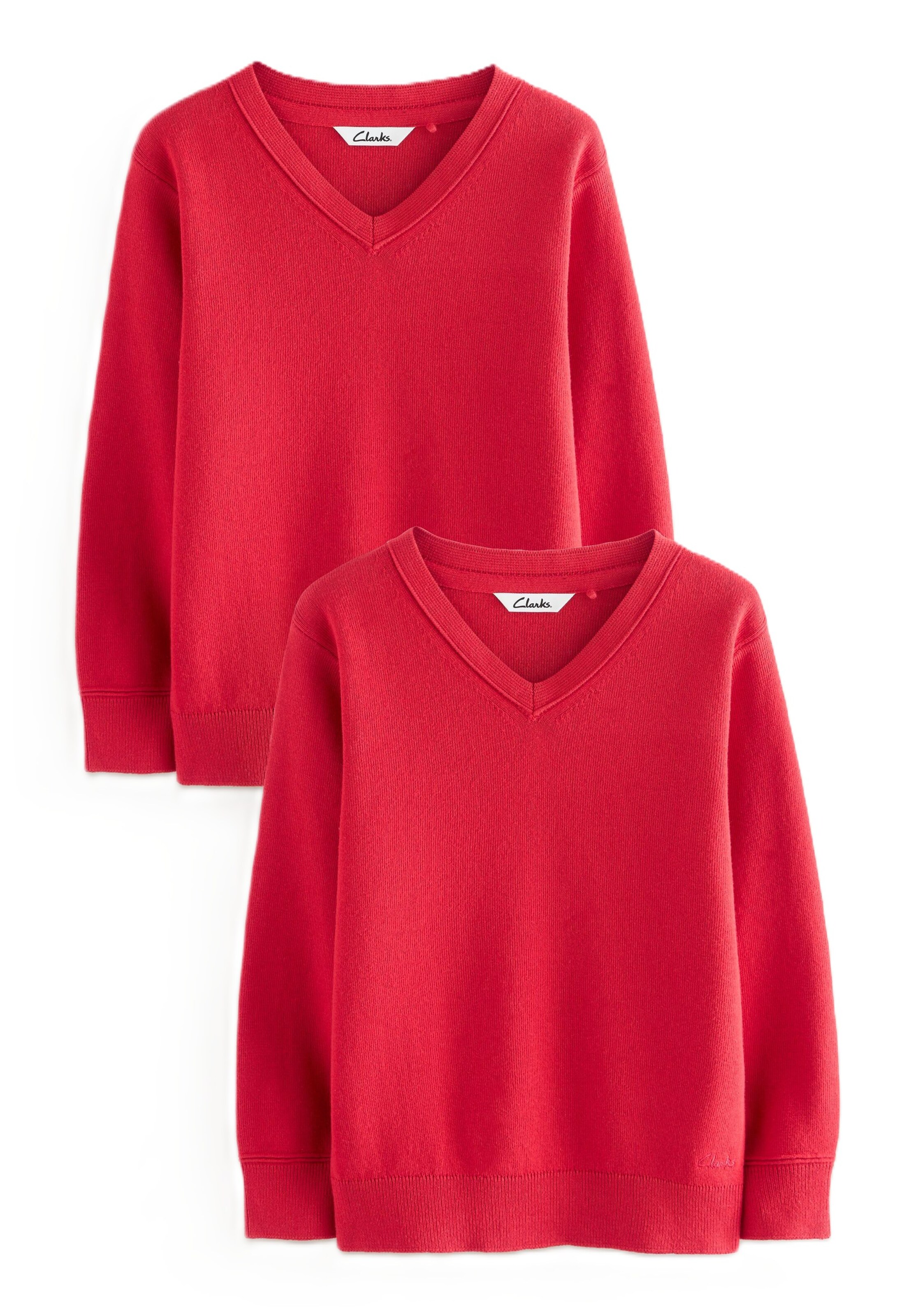 CLARKS Kampsun, värv punane: eest vaates