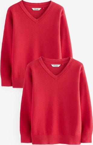 CLARKS Neulepaita värissä punainen: etupuoli