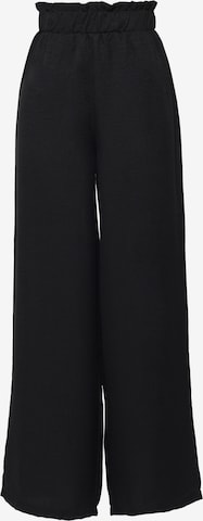 FRESHLIONS Wide Leg Hose in Schwarz: predná strana