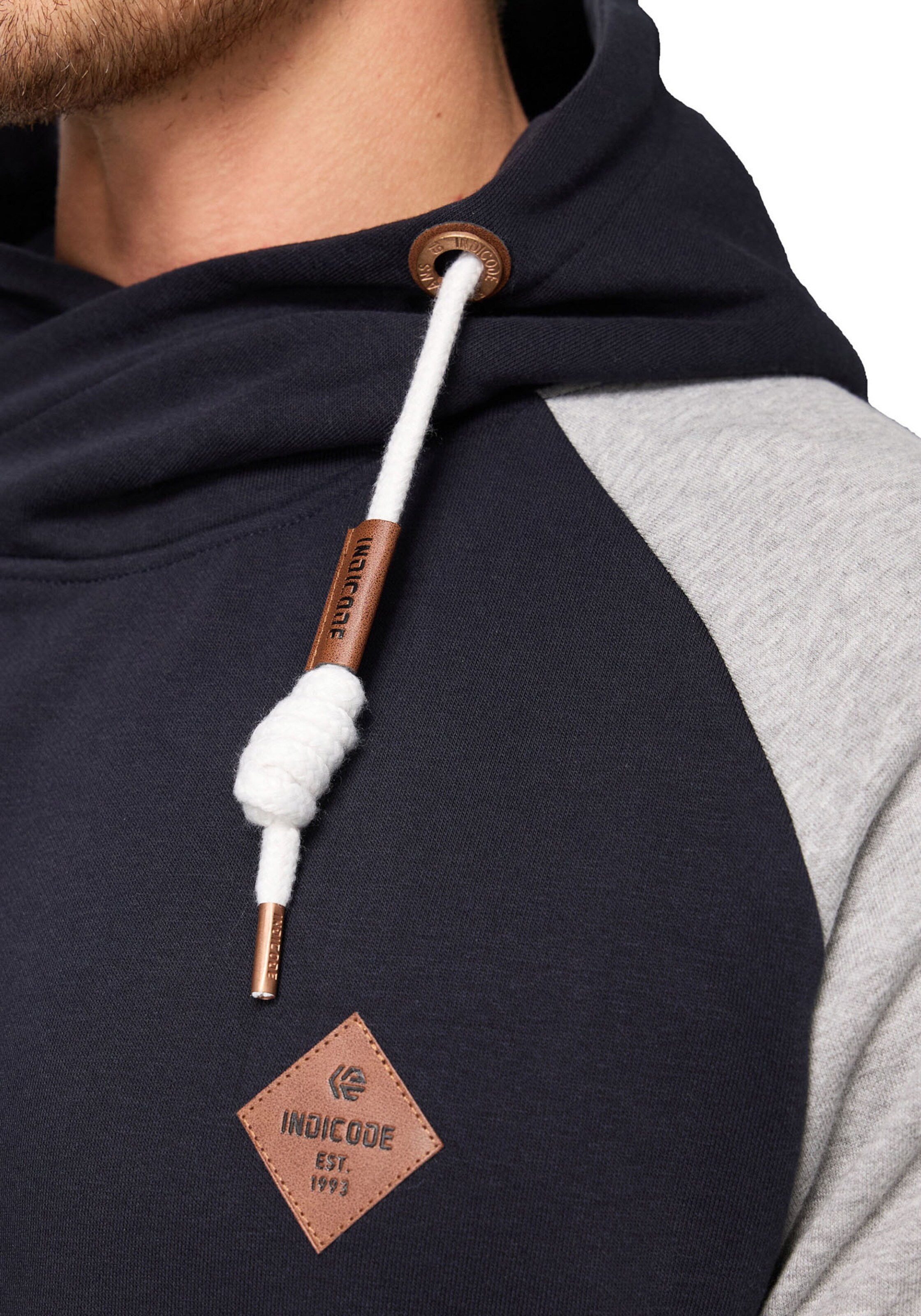 INDICODE JEANS Sweatshirt in Blau