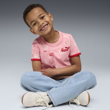 PUMA Shirt 'Little Runners' in Pink