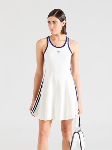 ADIDAS ORIGINALS - Vestido en blanco: frente