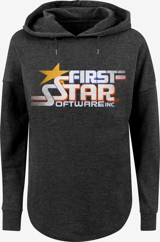 F4NT4STIC Sweatshirt 'FIRSTSTAR' in Grau: predná strana