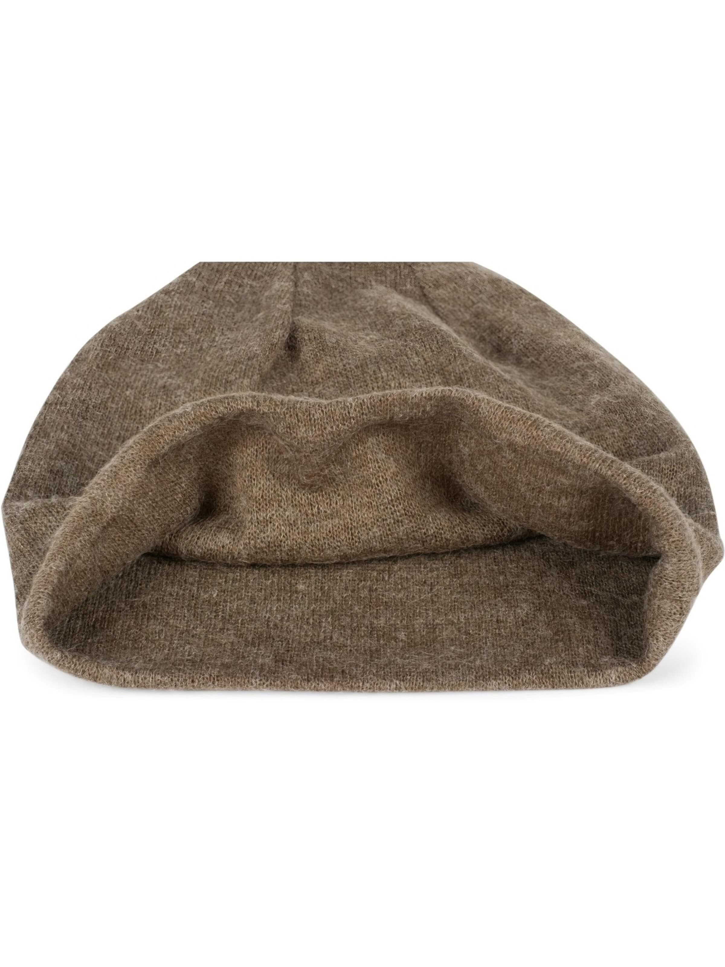 styleBREAKER Mütze 'Feinstrick Beanie Meliert'‌‌‌‌‌‌ in Braun