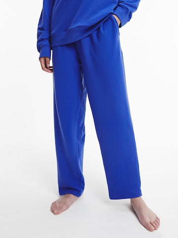 Calvin Klein Underwear Pyjamabroek in Blauw: voorkant