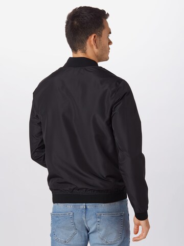 JACK & JONES Regular Fit Bomber in Schwarz