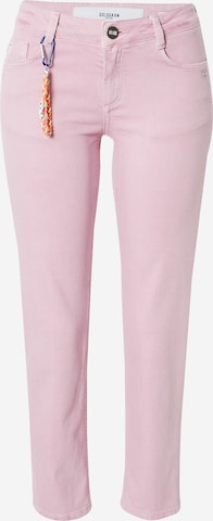 Slimfit Jeans 'ROSENGARTEN' de la Goldgarn pe roz: față