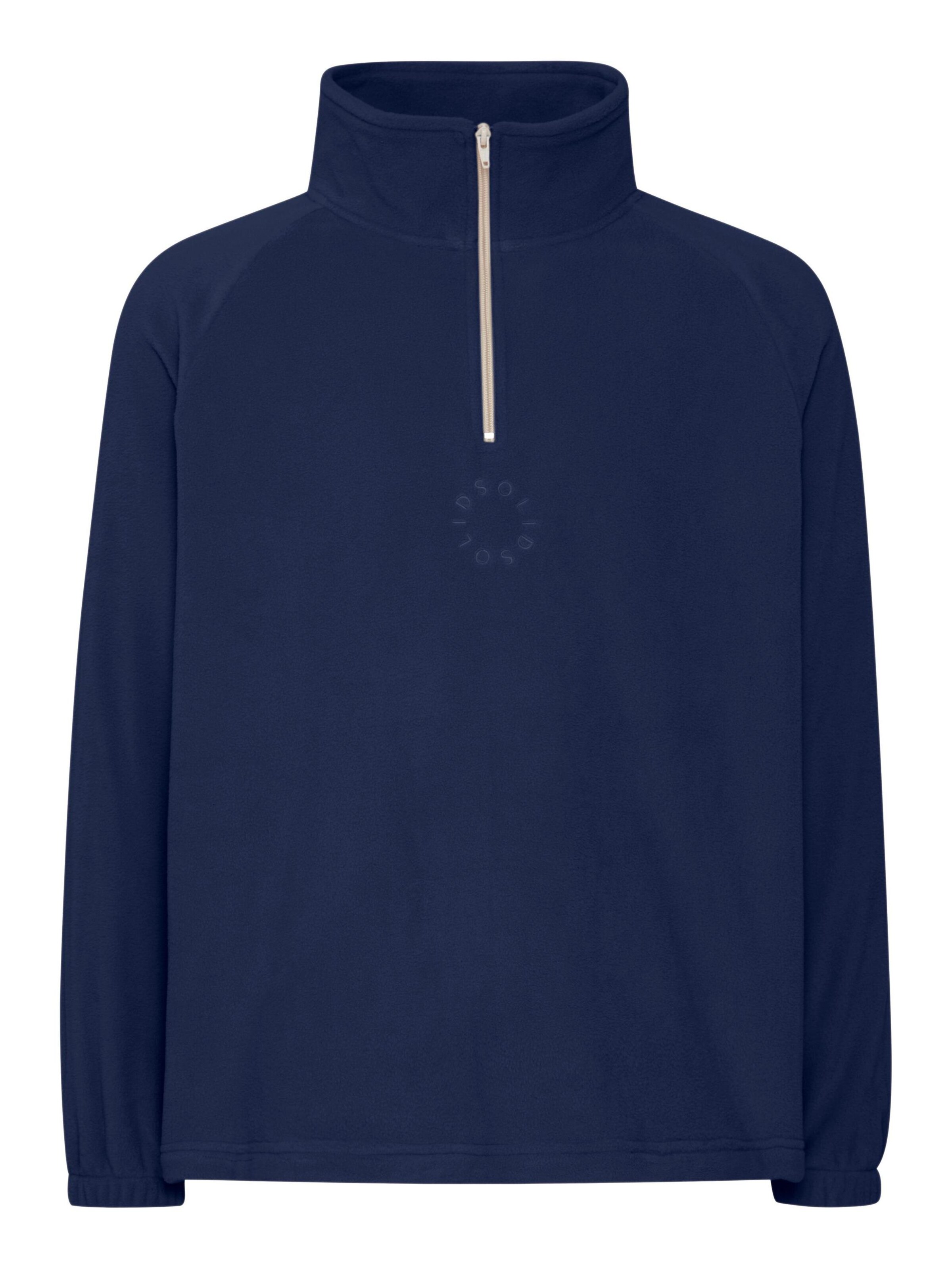 !Solid Trui 'IBRAHIM' in Blauw: voorkant