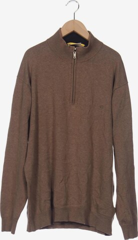 CAMEL ACTIVE Sweater & Cardigan in XL in Brown: front