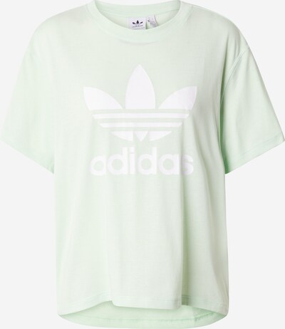 ADIDAS ORIGINALS T-Shirt in pastellgrün / weiß, Produktansicht