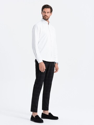 Ombre Slim fit Button Up Shirt 'SHOS-0108' in White