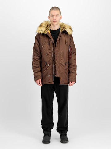 ALPHA INDUSTRIES Jacke 'N-3B VF 59' in Braun: Vorderseite