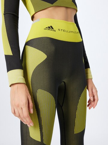 ADIDAS BY STELLA MCCARTNEY Skinny Workout Pants 'Truestrength' in Yellow