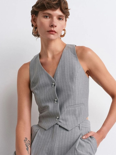 Dilvin Gilet 'Westen' en S en gris, Vue avec produit