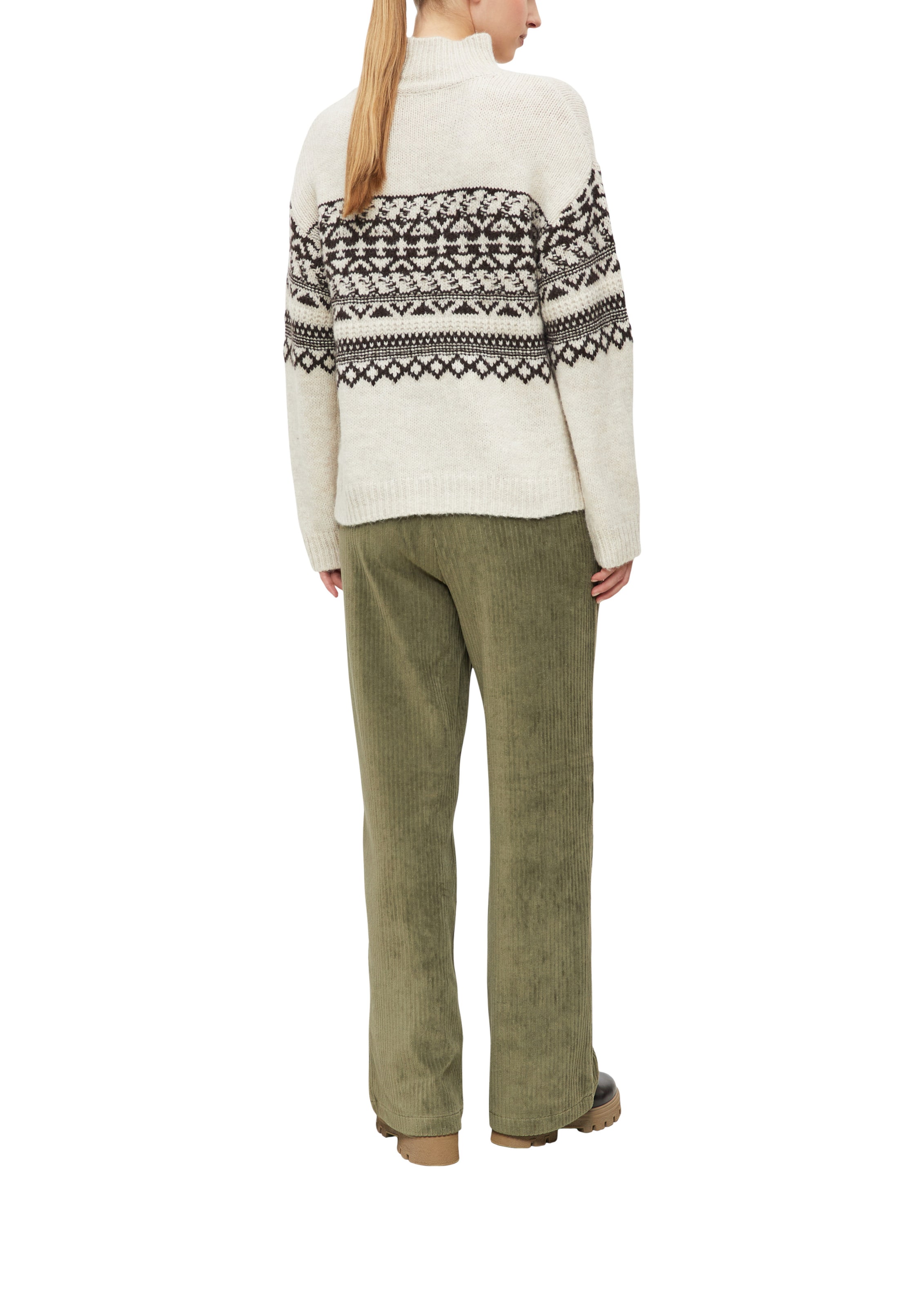 Wide Leg Pantalon s.Oliver en vert