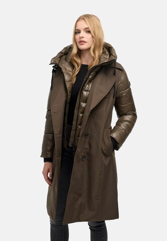 NAVAHOO Winter coat 'City-Glow 14' in Green