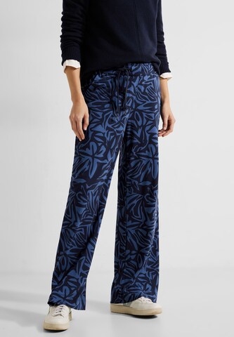 CECIL Loose fit Pants in Blue: front