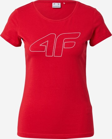 4F Funktionsshirt in Rot: predná strana
