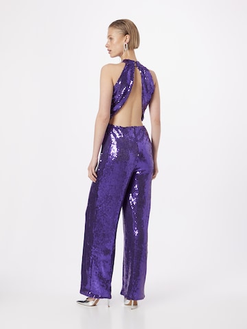 Tuta jumpsuit di Warehouse in lilla