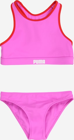 rožinė PUMA Biustjė Bikinis: priekis