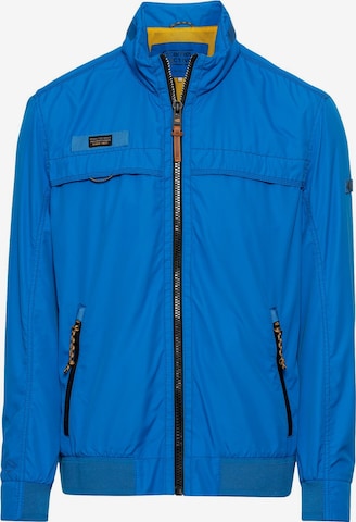 CAMEL ACTIVE Leichter Blouson aus recyceltem Polyester in Blau: predná strana