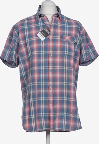 PIONEER Button Up Shirt in L in Blue: front