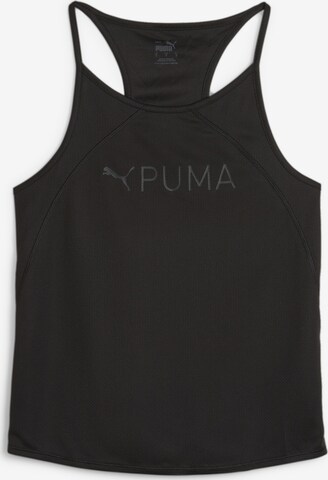 PUMA Sporttop in Zwart: voorkant